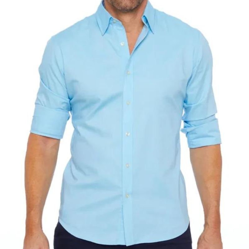 Reuben | Slimt fit, camicia casual senza rughe e intelligente 4