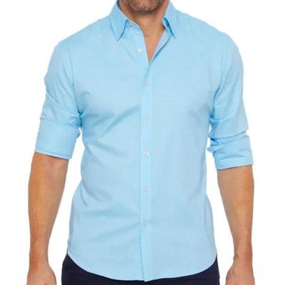 Reuben | Slimt fit, camicia casual senza rughe e intelligente 4