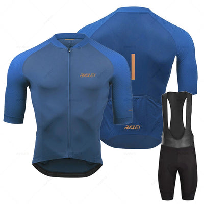 Rvouei | Set di maglia ciclistica a manica lunga