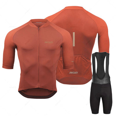 Rvouei | Set di maglia ciclistica a manica lunga