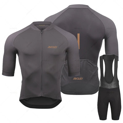 Rvouei | Set di maglia ciclistica a manica lunga
