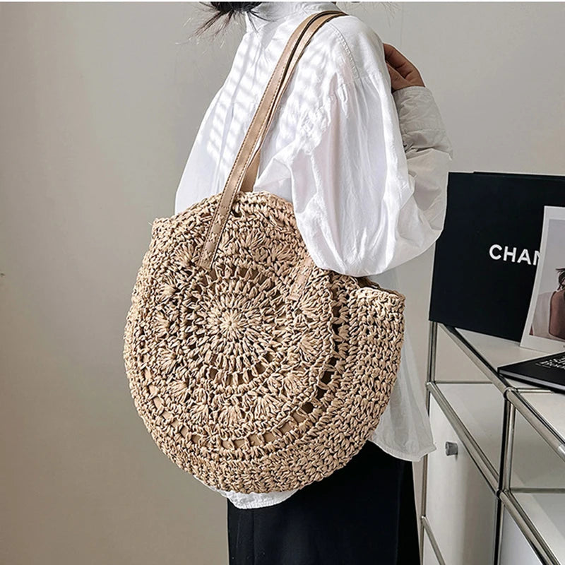 Pallaw | Borsa Di Paglia Mare Elegante E Leggera Per Spiaggia-1