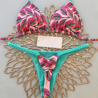 Variant image for Sole | Bikini Sexy G-String da Donna in Tessuto di Seta di Latte-18
