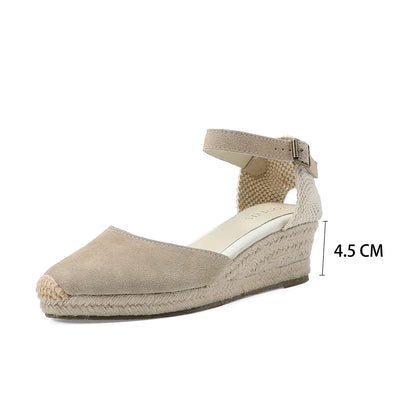 Variant image for Sole | Sandali Donna Comodi in Pelle Scamosciata-5