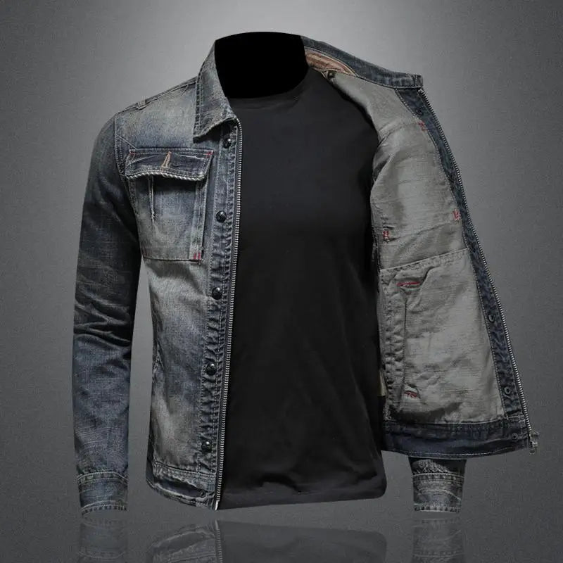 Alonzo | Giacca di jeans in stile vintage