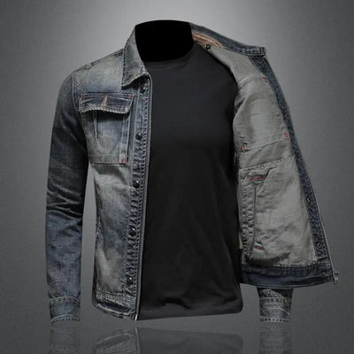 Alonzo | Giacca di jeans in stile vintage