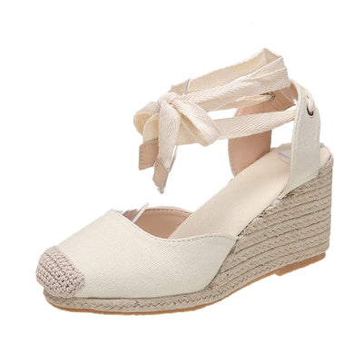 Variant image for Soleil | Sandali Donna Comodi Espadrille con Cinturino per Caviglia-1