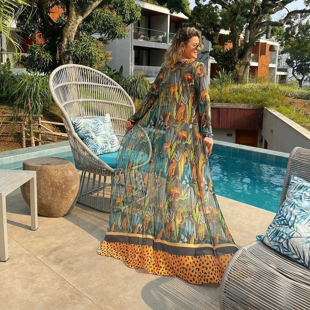 Variant image for Caftano Elegante | Copertura da Spiaggia-9