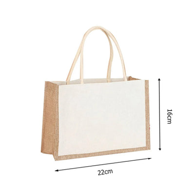 Variant image for Burlap | Borsa Tote in Juta Eco-Compatibile con Manici Rinforzati-4