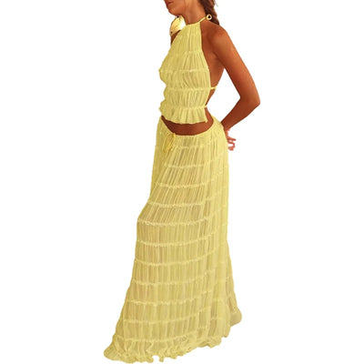 Variant image for Dalia Boho Chic | Outfit da Spiaggia in Due Pezzi-12