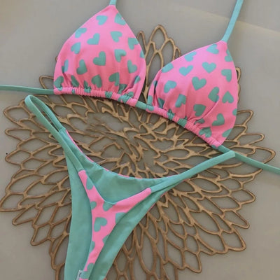 Variant image for Sole | Bikini Sexy G-String da Donna in Tessuto di Seta di Latte-10