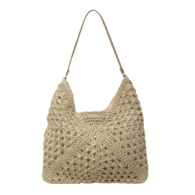 Variant image for Biccolo | Borsa Di Paglia Mare Vintage 35x22 cm Con Tracolla-3