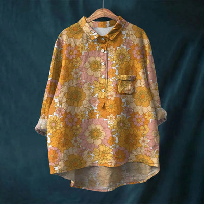 Meja | Camicia Floreale Uomo a Maniche Lunghe-1