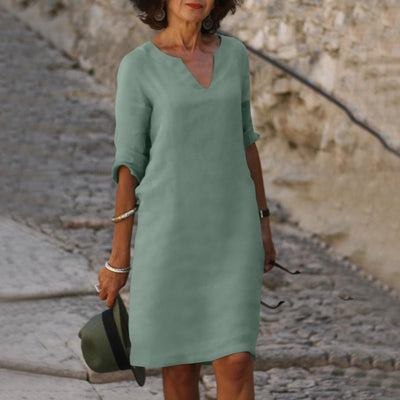 Avila | Abito elegante con scollatura a V