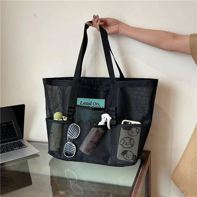 Maglia | Borsa da Mare Spaziosa e Leggera da Spiaggia-4