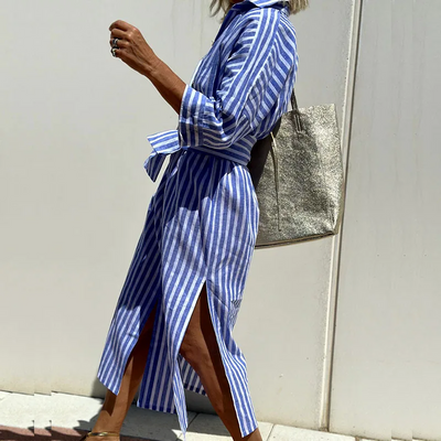 Sophie | Abito lungo elegante a righe