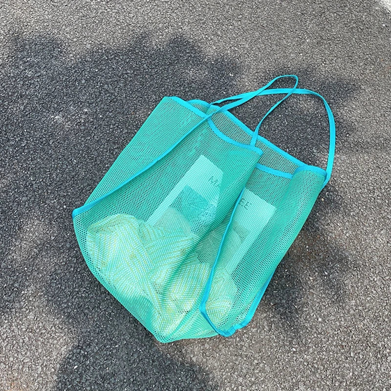 Marea | Borsa da Mare Grande in Mesh Ideale per Spiaggia e Piscina-5