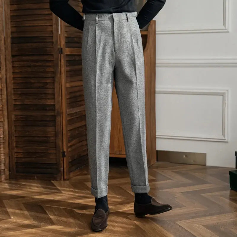 Emiliano | Pantaloni dritti in vita