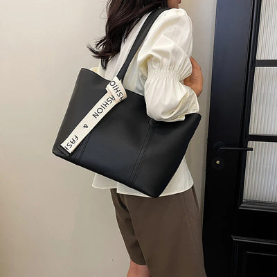 Grande Borsa Nera | Borsa Tracolla Donna Elegante 5