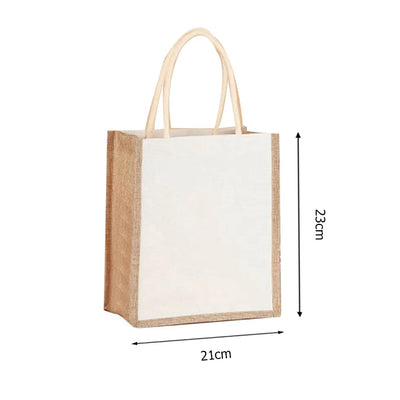 Variant image for Burlap | Borsa Tote in Juta Eco-Compatibile con Manici Rinforzati-3