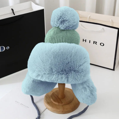 Alina | Cappello a pompon imbottito