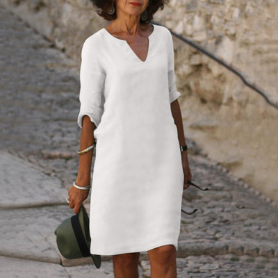 Avila | Abito elegante con scollatura a V