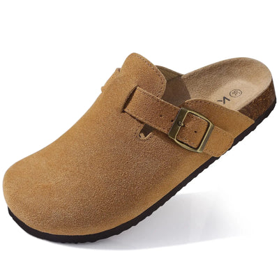 Variant image for Kidmi | Zoccoli Donna in Pelle Scamosciata con Suola in Sughero-46