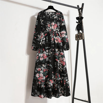 Variant image for Dalia | Vestito Lungo Elegante Floreale per Estate-29