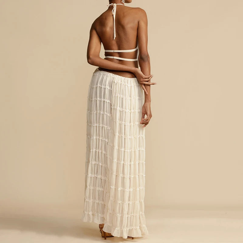 Dalia Boho Chic | Outfit da Spiaggia in Due Pezzi-4