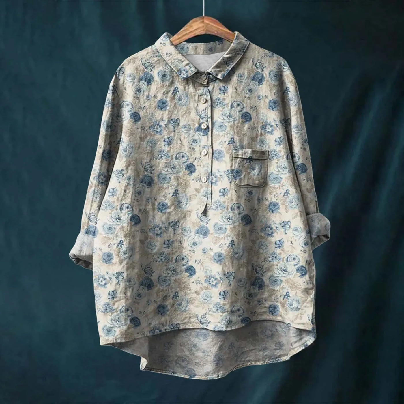 Variant image for Liesa | Camicia Floreale - 100% Cotone, Elegante e Versatile-1
