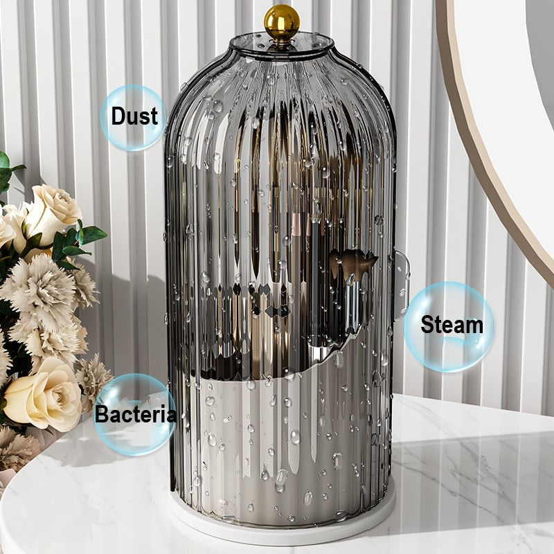 GlamSpin | Elegante organizer per il trucco rotante a 360°