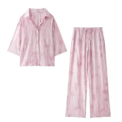 Variant image for Set Chic | Completo Estivo Elegante in Jacquard per Occasioni Casual-15