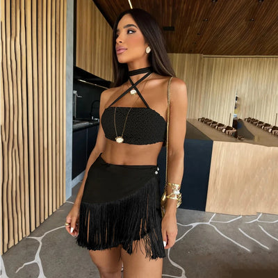 Variant image for Kira | Vestito da Spiaggia Sexy in Poliestere per Occasioni Estive-3