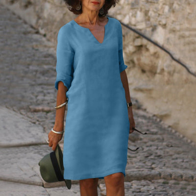 Avila | Abito elegante con scollatura a V