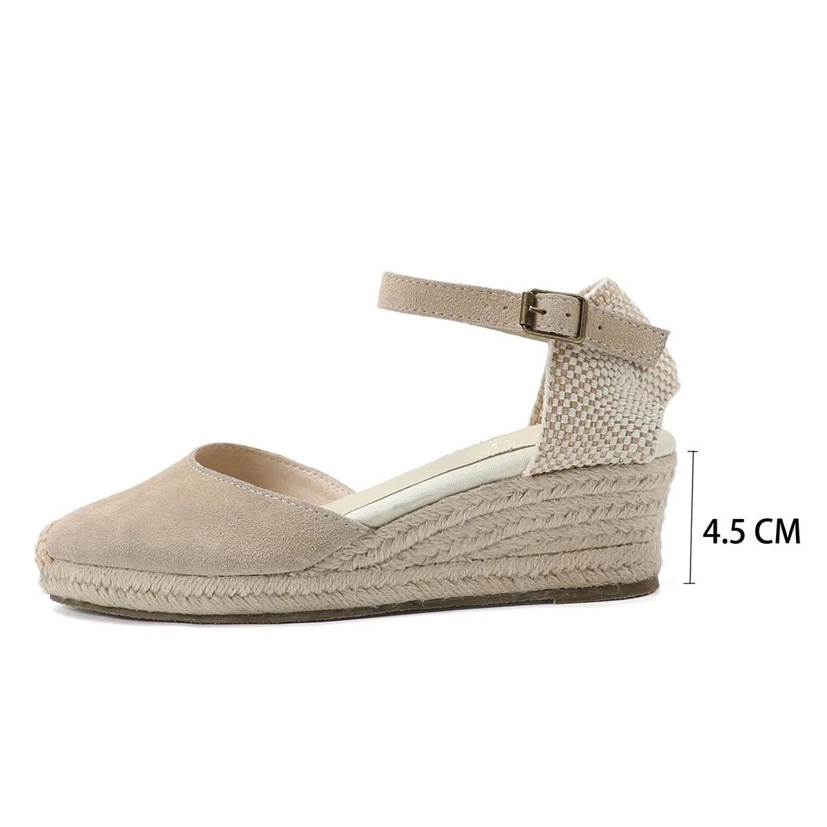 Sole | Sandali Donna Comodi in Pelle Scamosciata-4