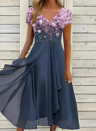 Bella | Abito elegante in chiffon