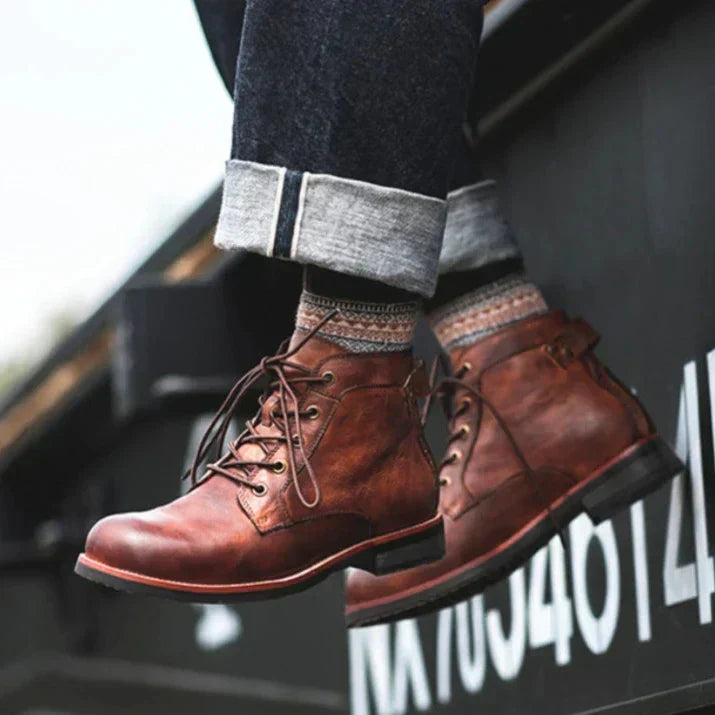 Grayson | Stivali Alti da Uomo in Pelle Eleganti e Confortevoli 5
