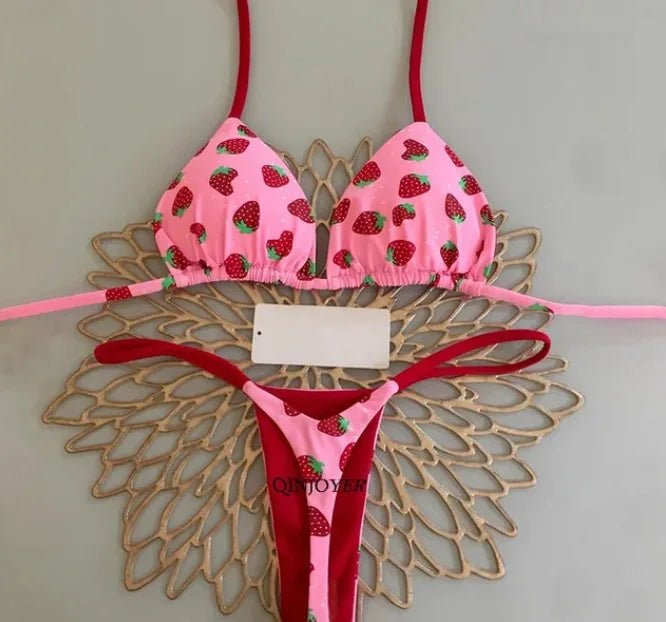 Variant image for Sole | Bikini Sexy G-String da Donna in Tessuto di Seta di Latte-6