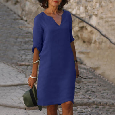 Avila | Abito elegante con scollatura a V