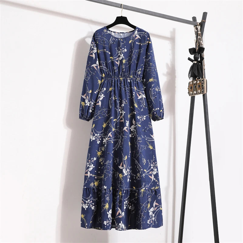 Variant image for Dalia | Vestito Lungo Elegante Floreale per Estate-19