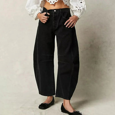 Ruan | Jeans a Gamba Larga - Cotone Comodo-6