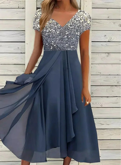 Bella | Abito elegante in chiffon