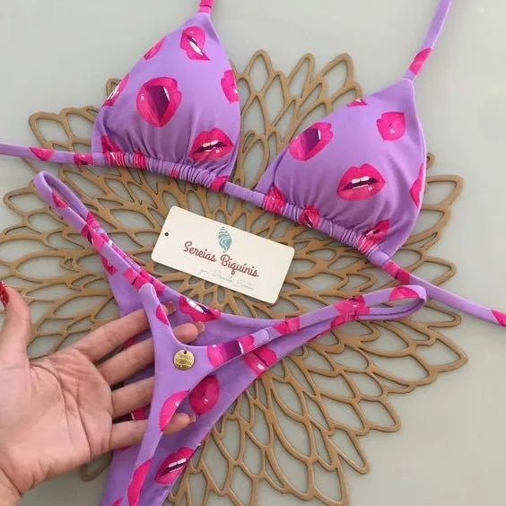 Variant image for Sole | Bikini Sexy G-String da Donna in Tessuto di Seta di Latte-16