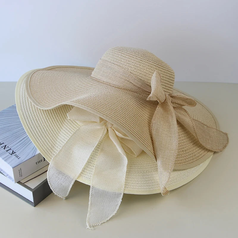 Cappello Estivo Floppy Panama da Donna con Fiocco | Cappelli Donna Eleganti-5