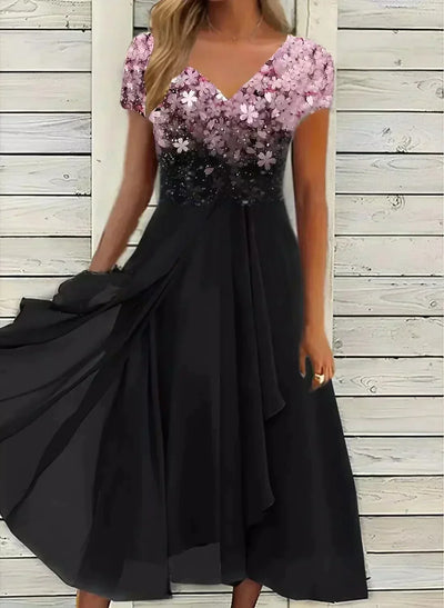 Bella | Abito elegante in chiffon