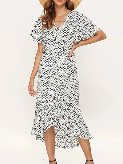 Variant image for Summer Breeze | Vestito Lungo Estivo Donna Floreale in Chiffon-15