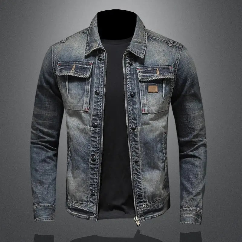 Alonzo | Giacca di jeans in stile vintage