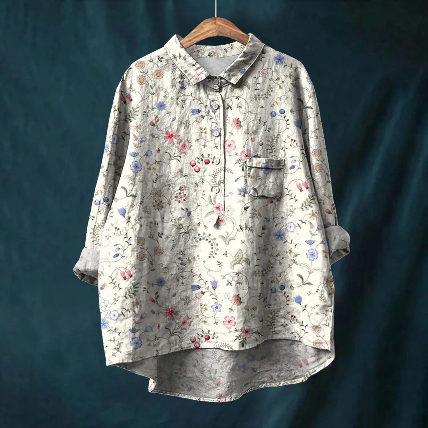 Variant image for Liesa | Camicia Floreale - 100% Cotone, Elegante e Versatile-25