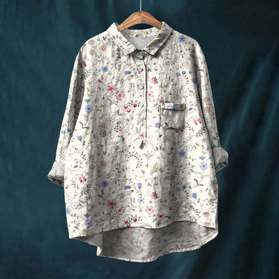 Variant image for Liesa | Camicia Floreale - 100% Cotone, Elegante e Versatile-25