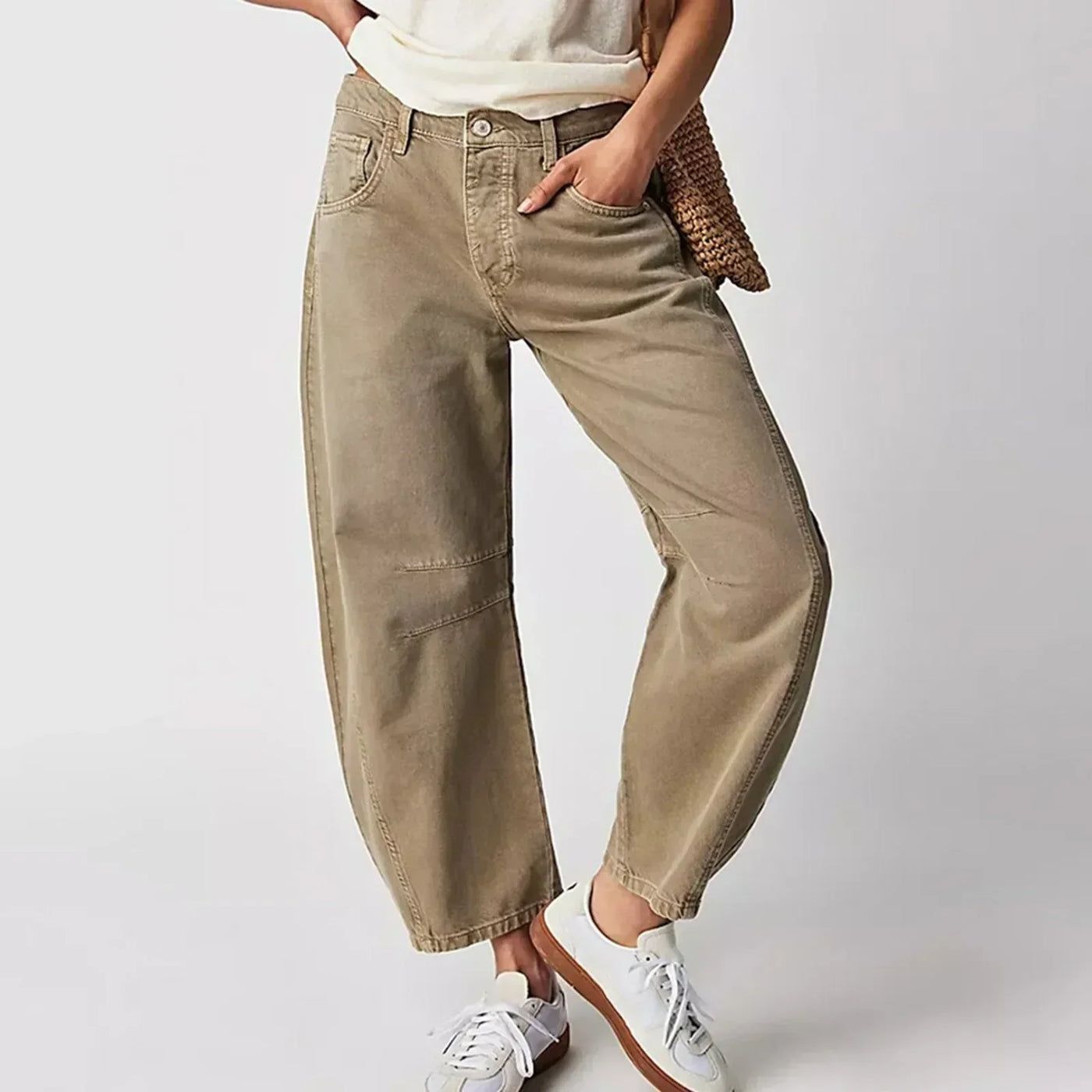 Ruan | Jeans a Gamba Larga - Cotone Comodo-1